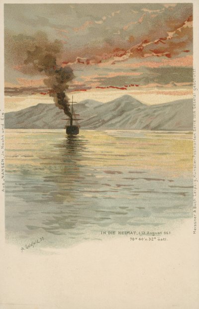ナンセンのフラム遠征、1896年8月 作： Norwegian School